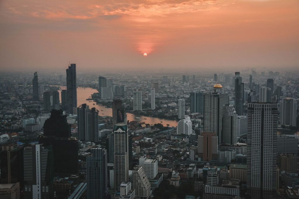 bangkok sunset